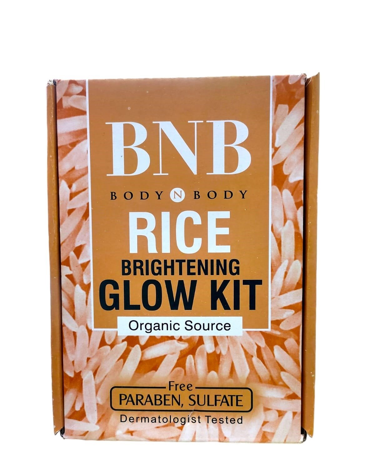 Bnb Whitening Rice Facial - Extract Bright & Glow Kit (with Box)